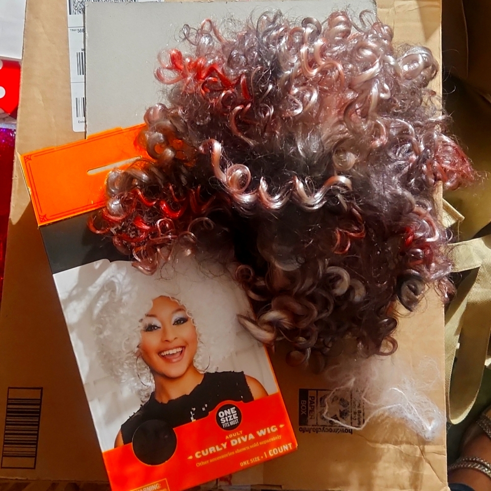 Curly Wig (spray colored)